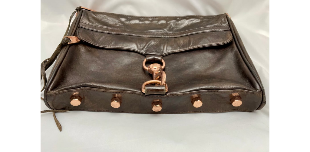 Rebecca Minkoff M.A.C Brown Leather Rose Gold HW