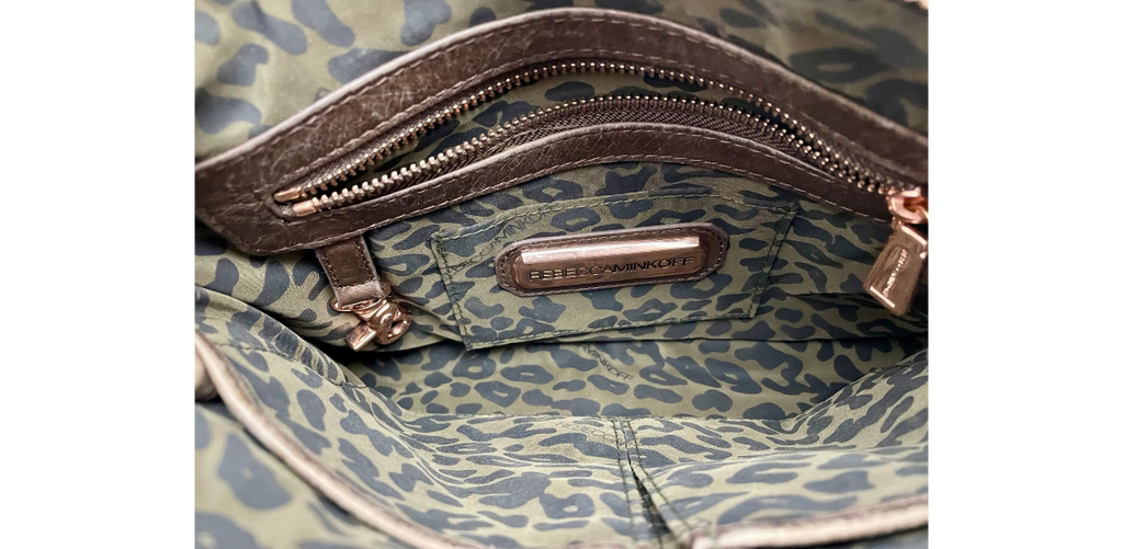 Rebecca Minkoff M.A.C Brown Leather Rose Gold HW