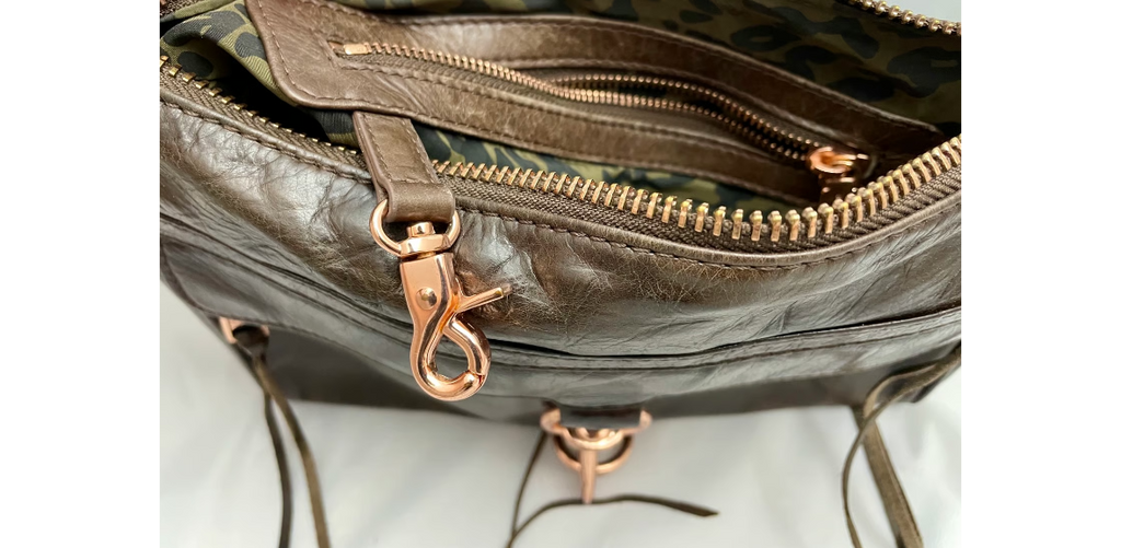 Rebecca Minkoff M.A.C Brown Leather Rose Gold HW